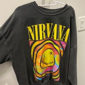 Urban outfitters Nirvana crewneck (oversized)